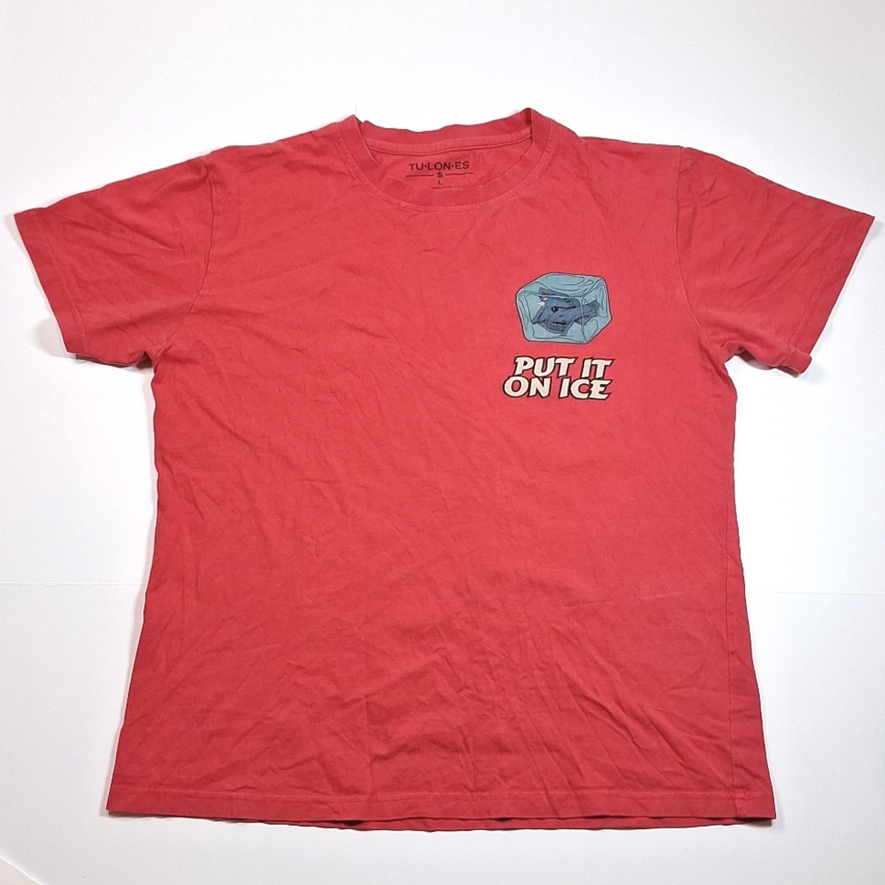 Tulones Men's T-shirt Put It On Ice Graphic SZ Lg